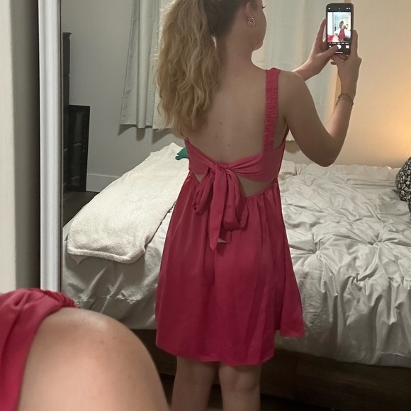 NWT Urban Outfitters Hot Pink Dress - Picture 10 of 10